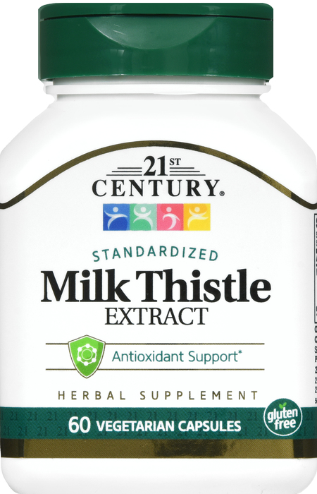 21st Century Milk Thistle Extract Vegetarian Capsules 60ct