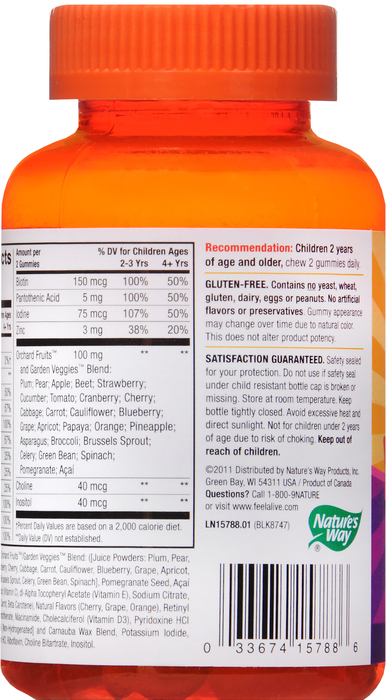 Alive! Kids Multi-Vitamin for Children Gummies 60ct