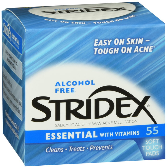 STRIDEX ESSENTIAL CARE PAD 55CT