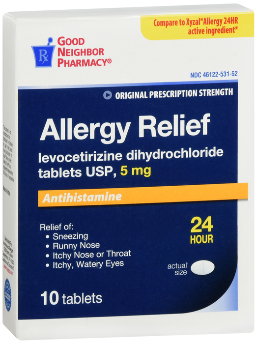 Good Neighbor Pharmacy Allergy Relief 24 HR 5mg, Tablets 10ct