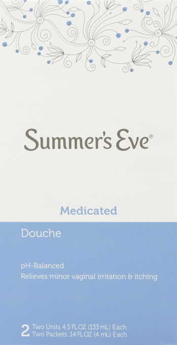 Summer's Eve Medicated Feminine Cleansing Douche 2ct