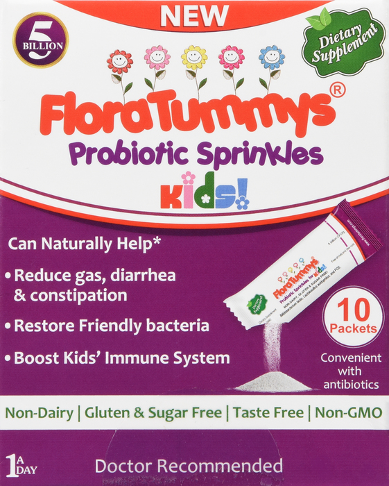 FLORA TUMMY PROBIOTIC KIDS SPRNKLS 10 PK