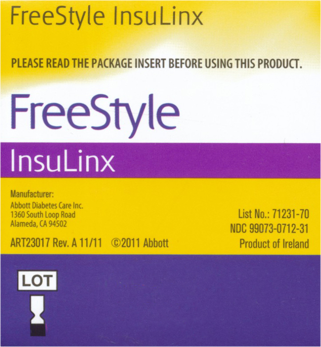 FREESTYLE INSULINX TEST STRIP 50CT