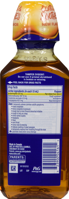 NyQuil Severe Cold & Flu Honey Flavor 12oz