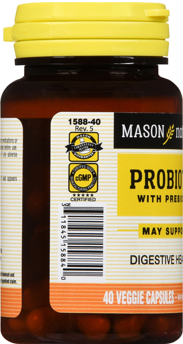 PROBIOTIC W/PRE 1BCFU-250MG CAP 40 MASON