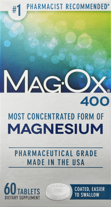 Mag-Ox 400 Magnesium 400mg Dietary Supplement Tablets 60ct