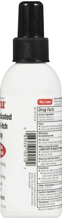 Tecnu Medicated Anti-Itch Spray 6oz