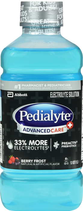 Pedialyte Advanced Care Plus Berry Frost Liquid 1L