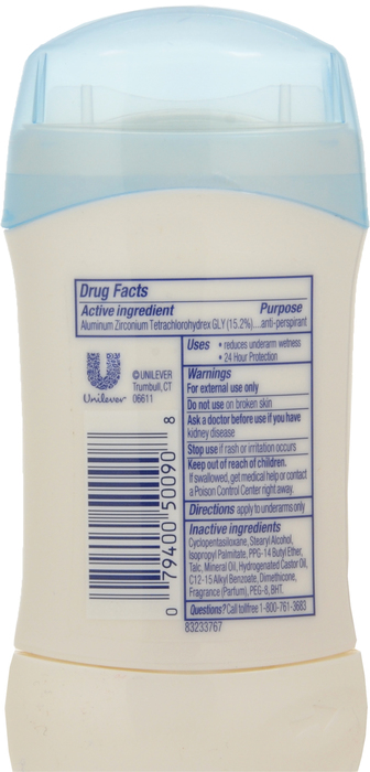 Dove Fresh Invisible Solid Antiperspirant Deodorant 1.6oz