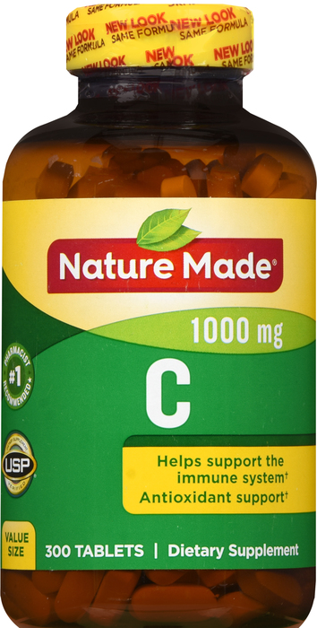 Nature Made Vitamin C 1000mg Tablets 300ct