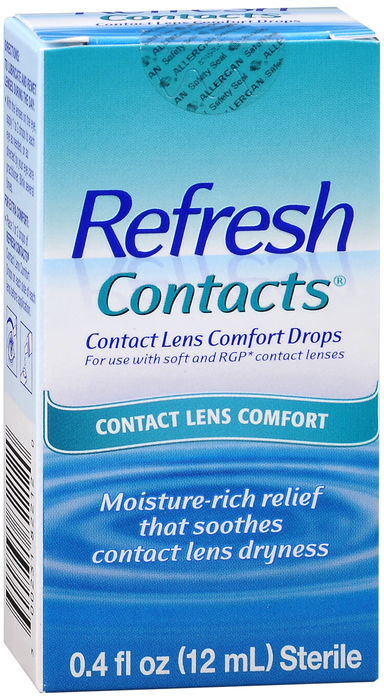 Refresh Contact Lens Comfort Moisture Drops 12ml