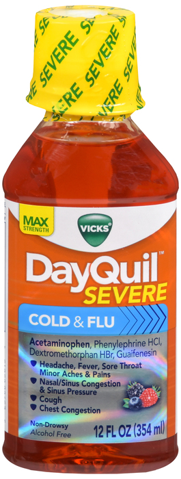 DayQuil Severe Cold & Flu Liquid 12oz