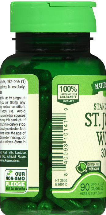 ST JOHNS WORT 300MG CAP 90CT NAT TRUTH