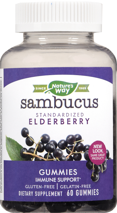 Nature's Way Sambucus Immune Support Elderberry Gummies 60ct