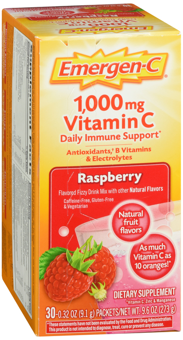 Emergen-C 1000mg Vitamin C Powder Packets 30ct