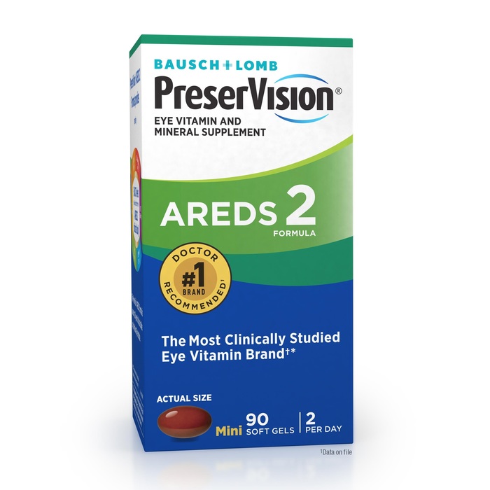 Bausch + Lomb PreserVision AREDS 2 Softgels 90ct