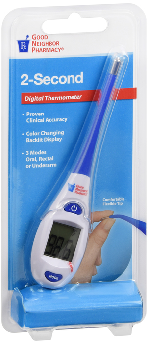 Good Neighbor Pharmacy 2-Secong Flex Tip Digital Thermometer 1ct