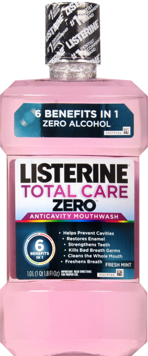 LISTERINE TOTAL CARE ZERO FRSH MNT 1LTR