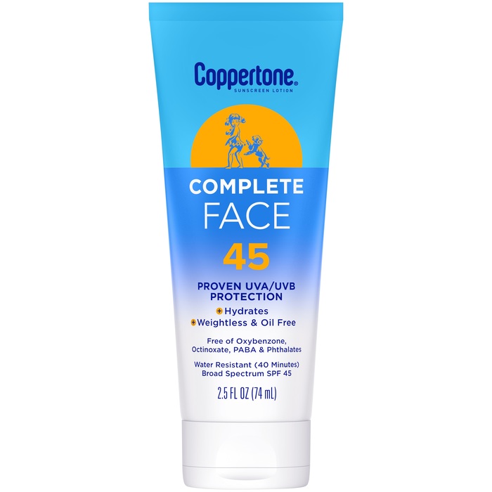 COPPERTONE COMPLETE FACE SPF45 2.5OZ