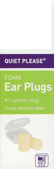 EAR PLUG QUIET PLEASE FOAM NRR29 10PR