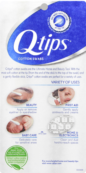 Q-Tips Cotton Swab 375ct