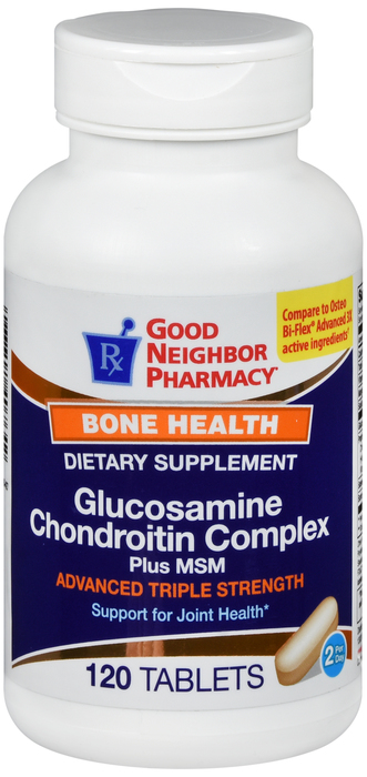 Good Neighbor Pharmacy Glucosamine Chondroitin Advanced Triple Strength Tablets 120ct