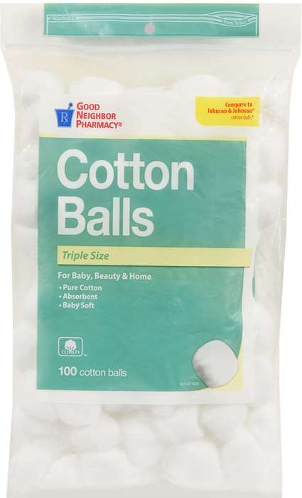 Good Neighbor Pharmacy Cotton Ball Triple 100ct