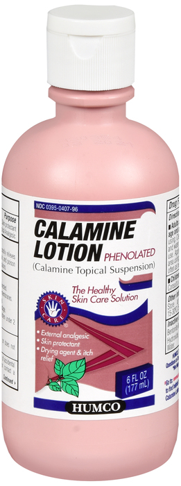 CALAMINE LOTION PINK PHENOLATD 6OZ HUMCO