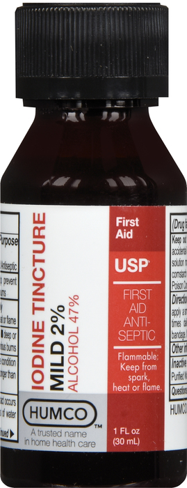 IODINE TINCTURE 2% MILD 1OZ HUMCO