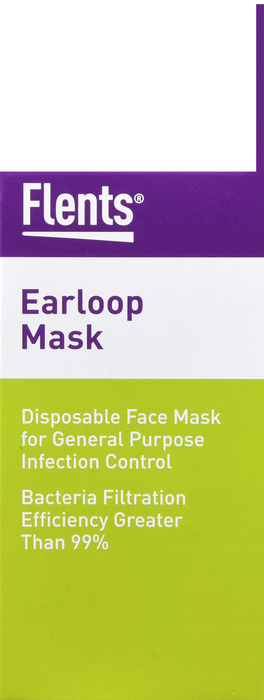 Mask Ear Loop Flents 20ct Api