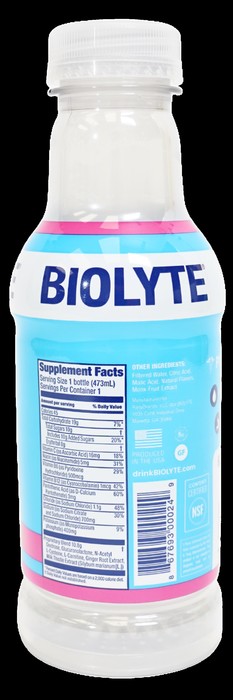 Biolyte Electrolytes Berry Drink 12x16oz