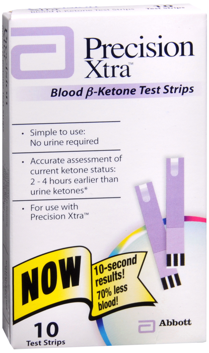 PRECISION XTRA KETONE TEST STRIP 10CT