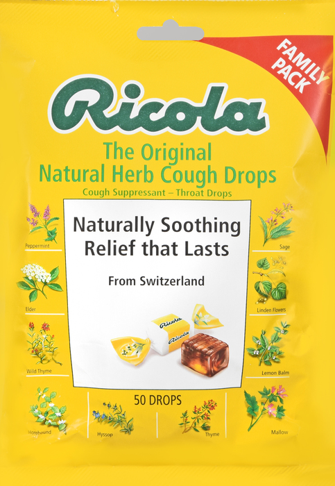 Ricola Bag Family Original Herb Drops 50ct