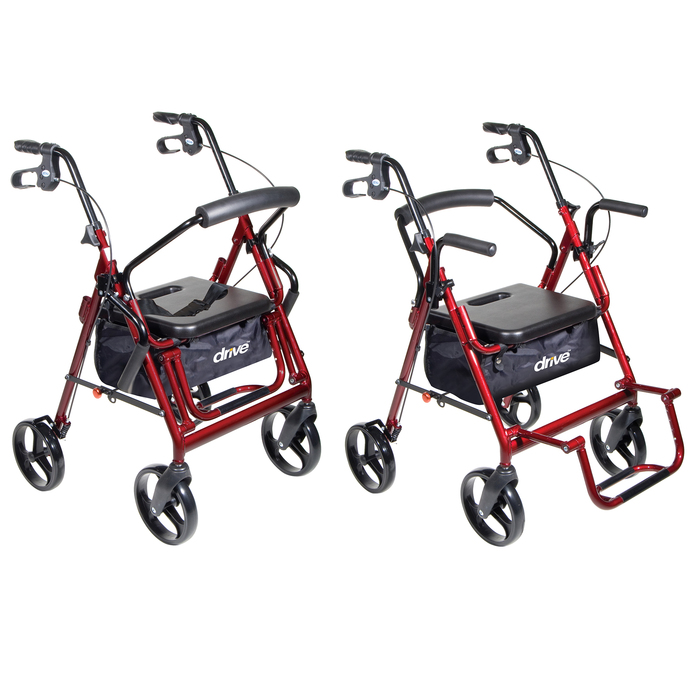 Rollator Duet Burgundy