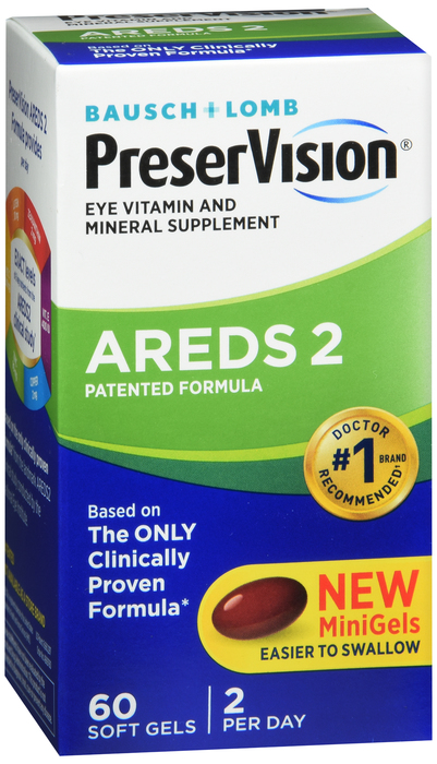 Bausch + Lomb PreserVision AREDS 2 Softgels 60ct