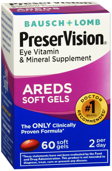 Bausch + Lomb PreserVision ARED Softgels 60ct