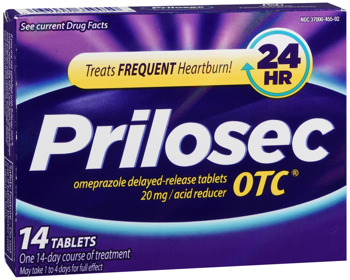 Prilosec OTC Heartburn Relief and Acid Reducer Tablets 14ct