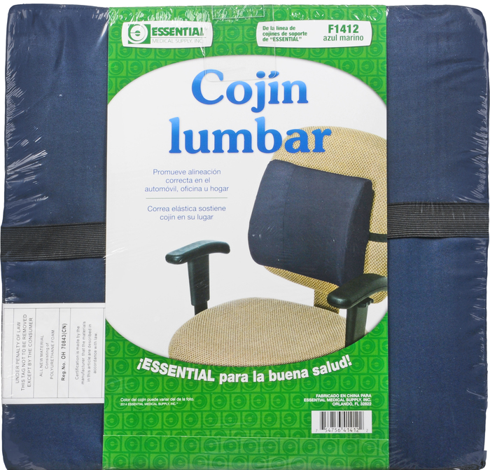 Cushion Lumbar Contour Navy