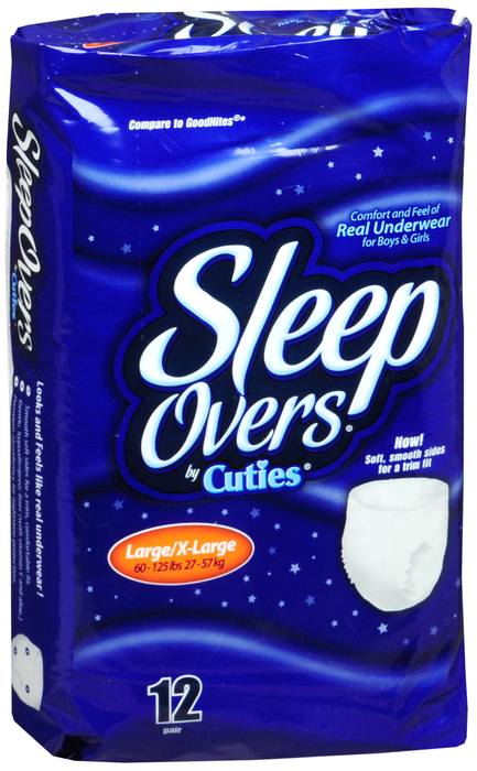 SLEEP OVERS YUTH LG/XL U/G 4X12