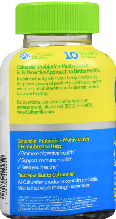 Culturelle Probiotic + Multivitamin Gummies 52ct