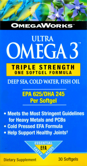 OMEGAWORKS ULTRA OMEGA-3 SOFTGEL 30CT