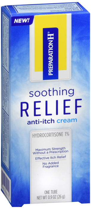 Preparation H Soothing Relief Anti-Itch Cream 1oz