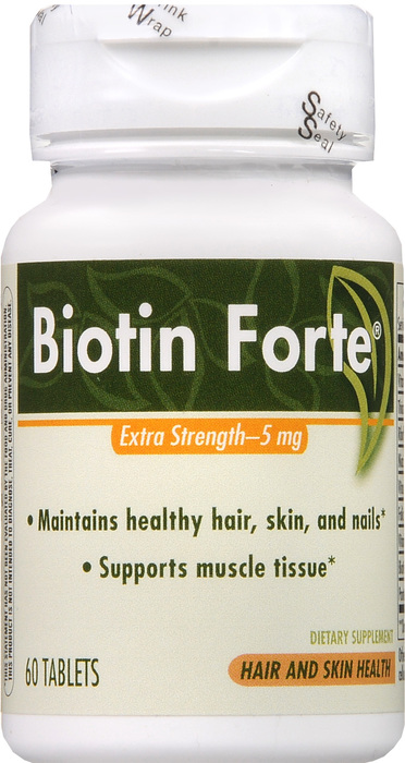 Nature's Way Biotin Forte 5mg w/Zinc Tablets 60ct