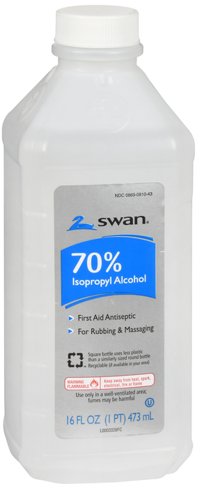 ALCOHOL ISOPROPYL 70% 12X16OZ SWAN