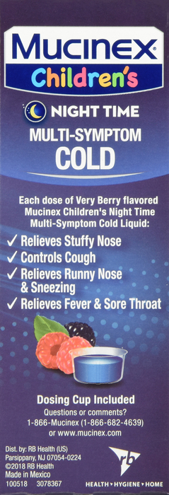 Mucinex Child Night Multi Symptom Cold 4oz