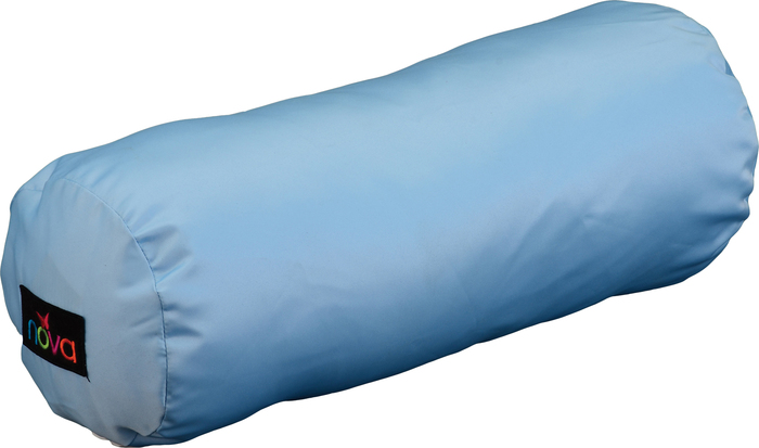 NOVA Roll Pillow Sky Blue Satin 2696S-R