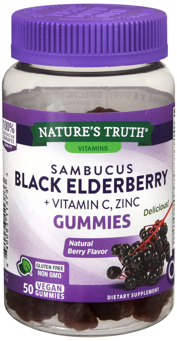 ELDERBERRY GUMMY 50CT NAT TRU