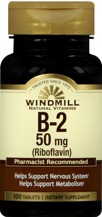 VIT B2 50MG TABLET 100CT WINDML