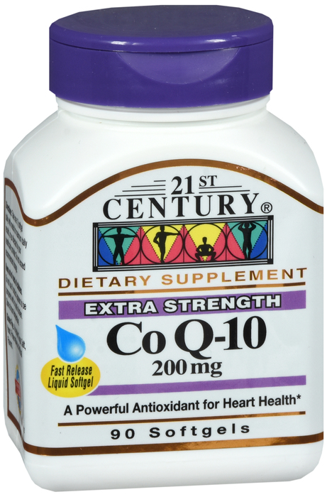 21st Century Co Q-10 200mg Softgels 90ct