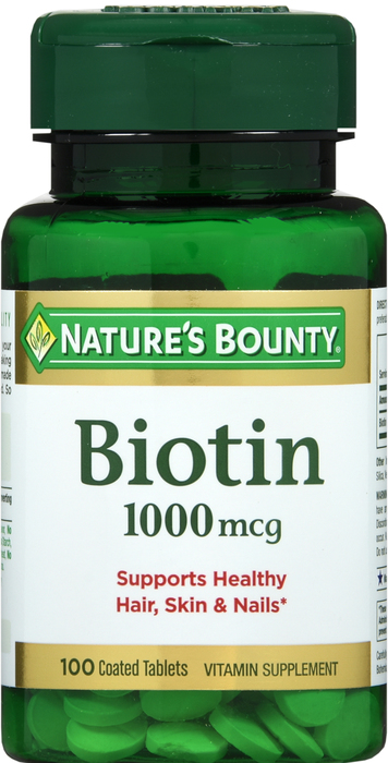 BIOTIN 1000MCG TABLET 100CT NATURES BOUNTY